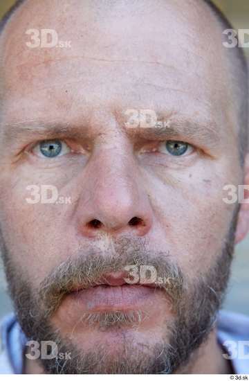 Face Nose Man White Casual Slim Bearded Street photo references