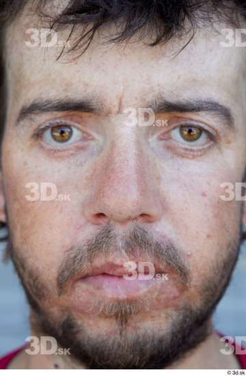 Face Nose Man White Casual Average Bearded Street photo references