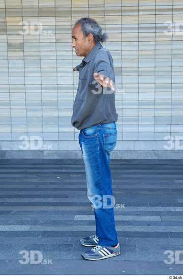 Whole Body Man T poses White Casual Average Standing Street photo references