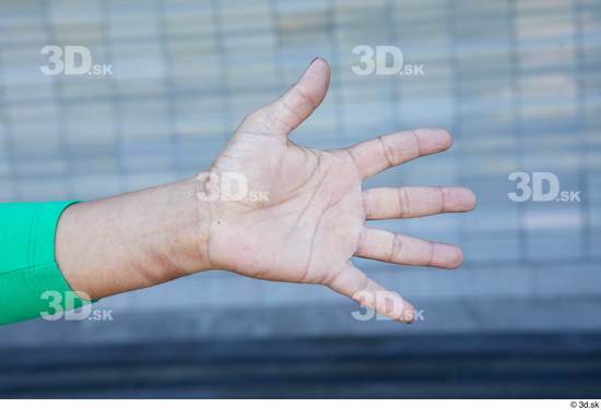 Hand Woman White Casual Average Street photo references