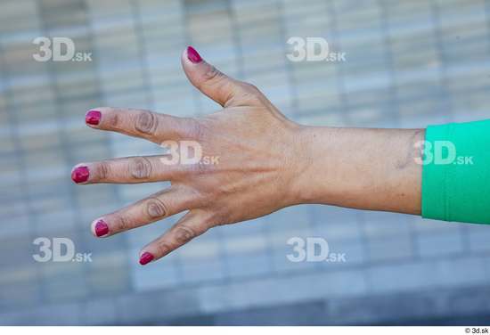 Hand Woman White Casual Average Street photo references