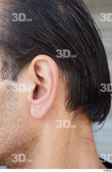 Ear Man White Casual Slim Street photo references