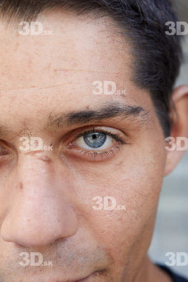 Eye Man Scar Casual Average Street photo references