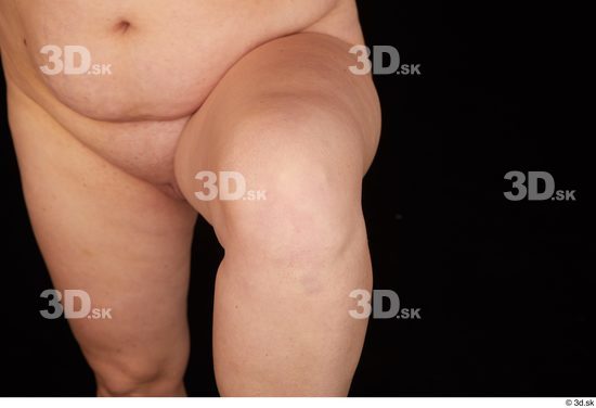 Knee Woman White Nude Chubby Studio photo references