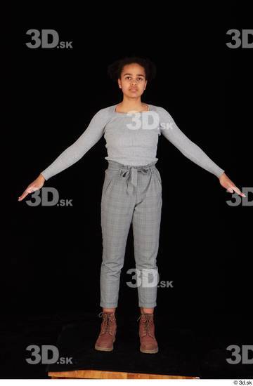 Whole Body Woman Casual Sweatshirt Trousers Average Standing Studio photo references