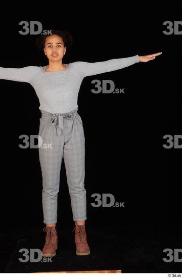 Whole Body Woman T poses Casual Sweatshirt Trousers Average Standing Studio photo references