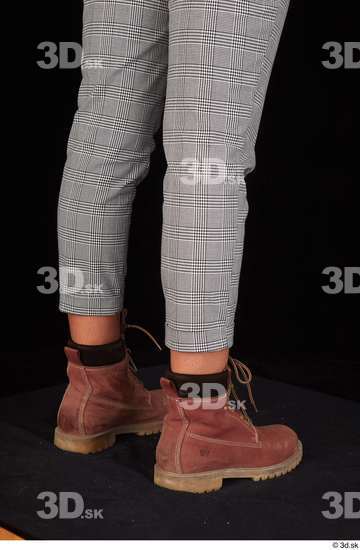Calf Woman Casual Trousers Average Studio photo references
