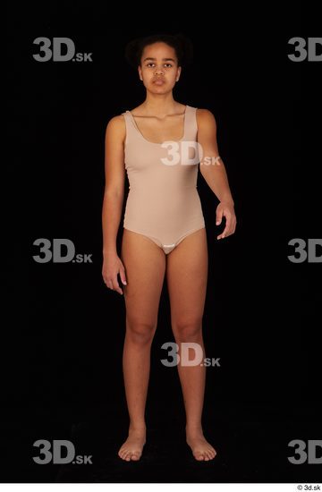 Whole Body Woman Underwear Average Standing Studio photo references