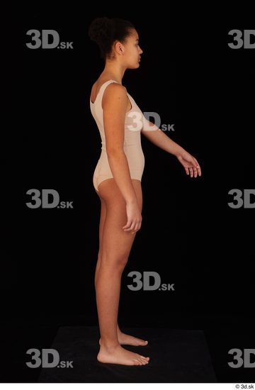 Whole Body Woman Underwear Average Standing Studio photo references