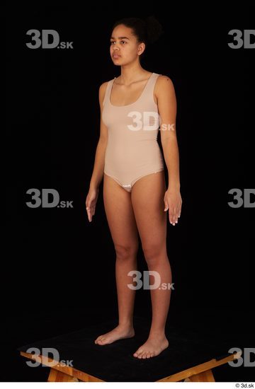 Whole Body Woman Underwear Average Standing Studio photo references