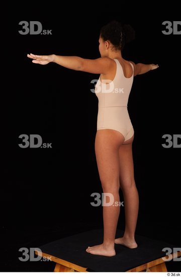 Whole Body Woman T poses Underwear Average Standing Studio photo references