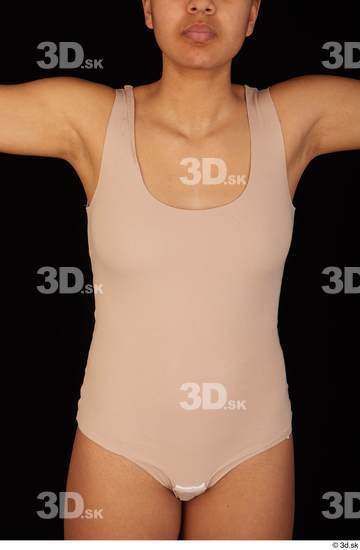 Chest Belly Upper Body Woman Underwear Average Studio photo references