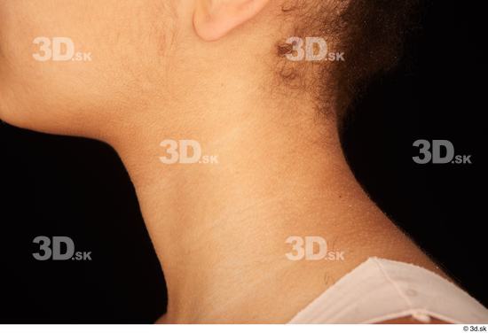 Neck Woman Average Studio photo references