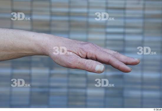 Hand Woman White Casual Average Street photo references