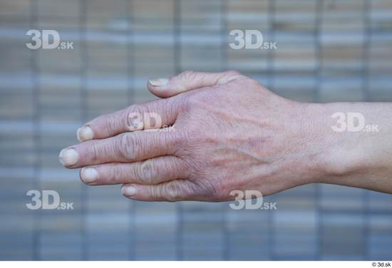 Hand Woman White Casual Average Street photo references