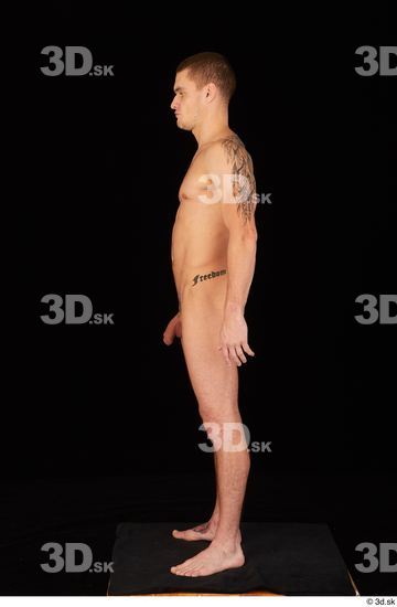 Man White Athletic Male Studio Poses