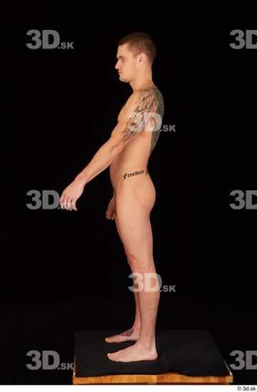 Man White Athletic Male Studio Poses