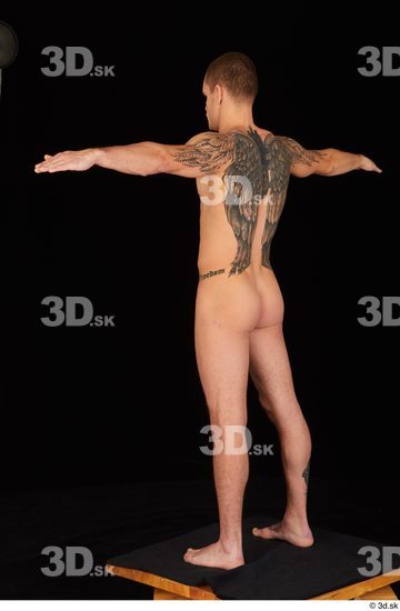 Man White Athletic Male Studio Poses