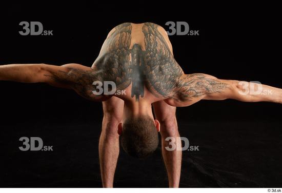 Man White Athletic Male Studio Poses