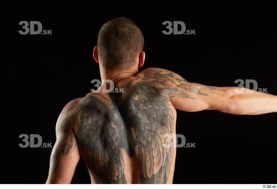 Man White Athletic Male Studio Poses