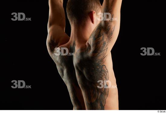 Man White Athletic Male Studio Poses