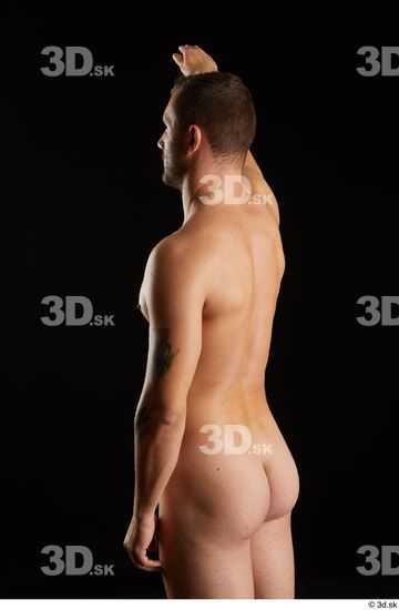 Arm Man White Nude Slim Studio photo references