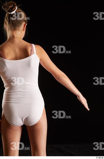 Woman White Slim Female Studio Poses