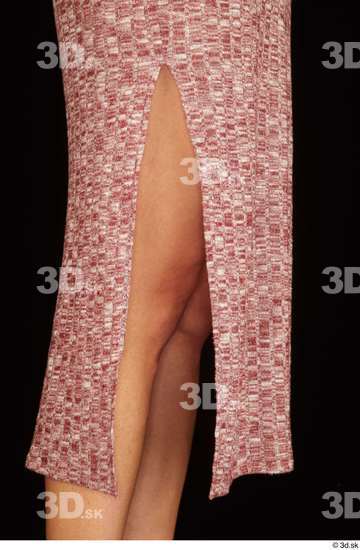 Leg Woman White Dress Average Studio photo references