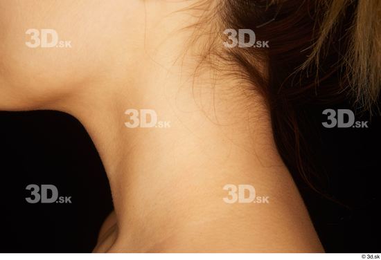 Neck Woman White Nude Average Studio photo references