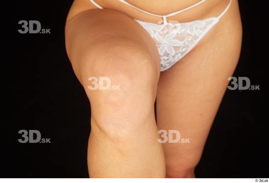 Knee Woman White Nude Average Studio photo references
