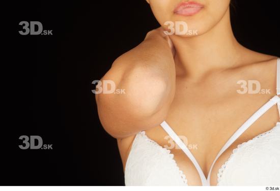Woman White Nude Average Studio photo references