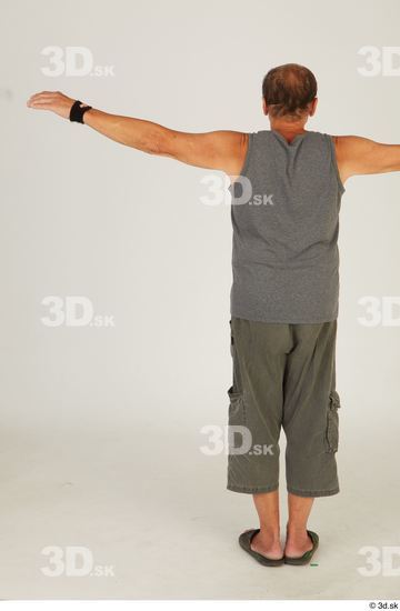 Whole Body Man T poses White Sports Slim Standing Street photo references