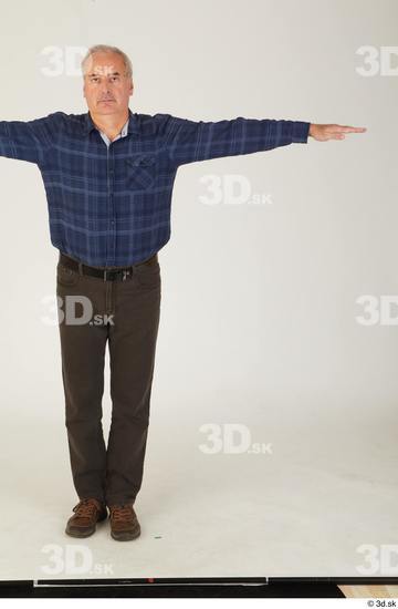 Whole Body Man T poses White Casual Average Standing Street photo references