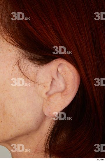 Ear Woman White Casual Slim Street photo references