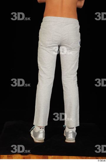 Leg Man White Sports Sweatsuit Slim Studio photo references