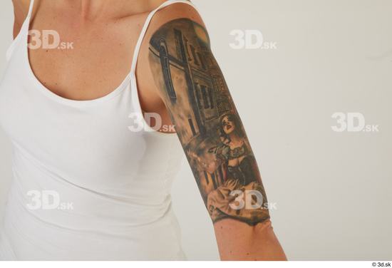 Arm Woman White Tattoo Casual Average Street photo references