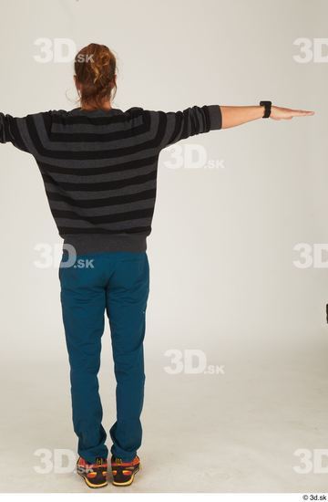 Whole Body Man T poses White Casual Slim Street photo references