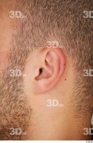 Ear Man White Casual Slim Street photo references