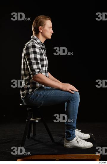 Man White Male Studio Poses