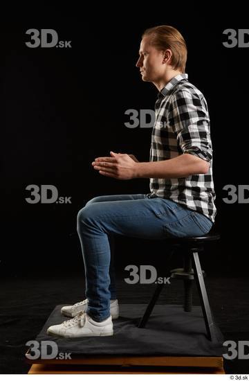 Man White Male Studio Poses