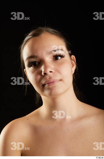 Woman White Chubby Female Studio Poses