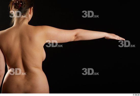 Woman White Chubby Female Studio Poses