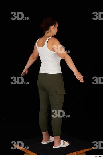 Woman White Chubby Female Studio Poses