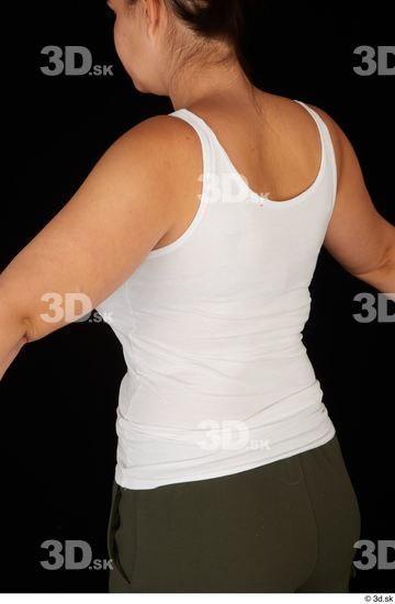 Woman White Chubby Female Studio Poses