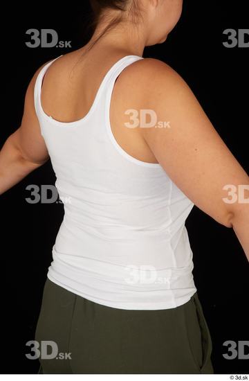 Woman White Chubby Female Studio Poses