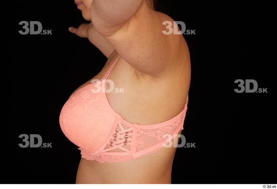 Woman White Chubby Female Studio Poses