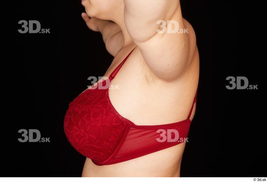 Woman White Chubby Female Studio Poses