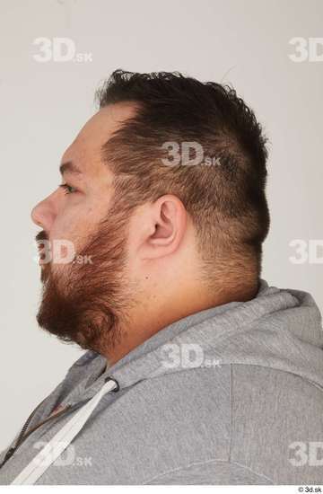 Head Hair Man White Casual Overweight Bearded Street photo references