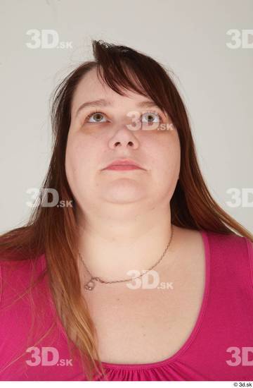 Head Woman White Casual Overweight Street photo references