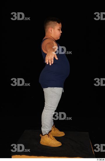 Whole Body Man T poses White Sports Overweight Standing Top Studio photo references